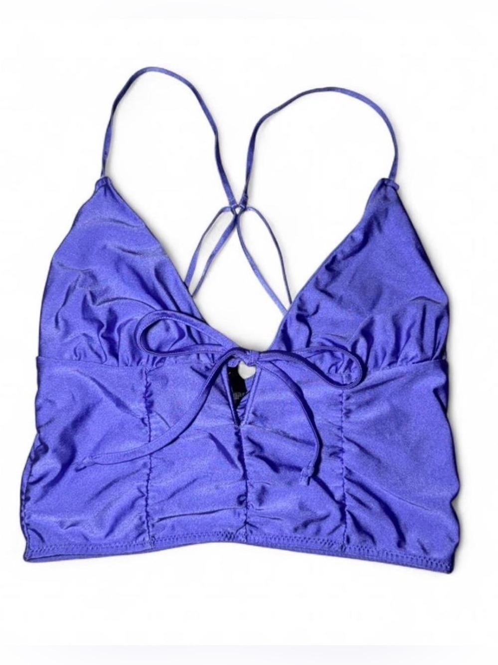 Urban Outfitters shiny purple going out tank top Size L 🌀